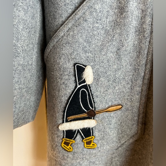 Vintage grey northern canada wool parka - Picture 4 of 5